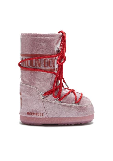 Stivali da neve Icon Glitter in rosa Moon boot kids - bambini MOON BOOT KIDS | 80D3400290KJ001